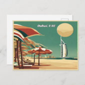 Carte Postale Dubaï, Émirats arabes unis (Devant / Derrière)