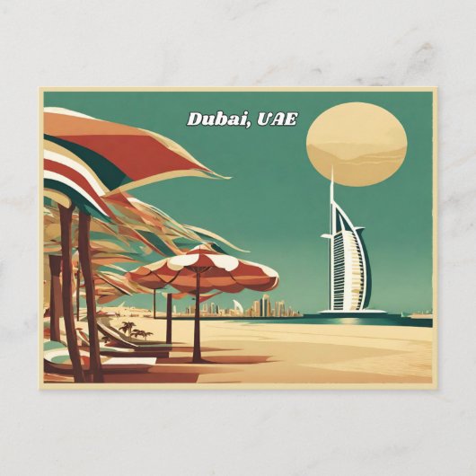 Carte Postale Dubaï, Émirats arabes unis (Devant)