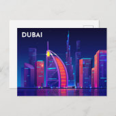 Carte postale Dubai Émirats arabes unis (Devant / Derrière)