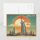 Carte Postale Dubaï Émirats arabes unis (Devant / Derrière)