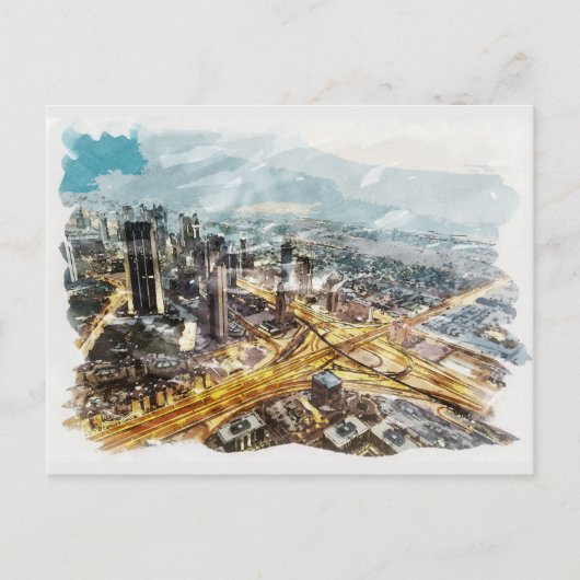 Carte Postale Dubai UAE Unique Voyage Souvenir Art (Devant)