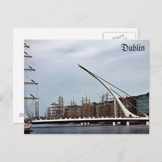 Carte Postale Dublin (Devant / Derrière)