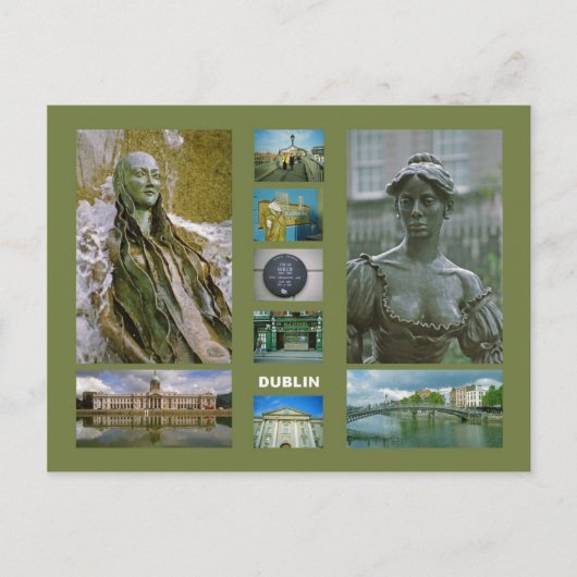 Carte postale Dublin (Devant)