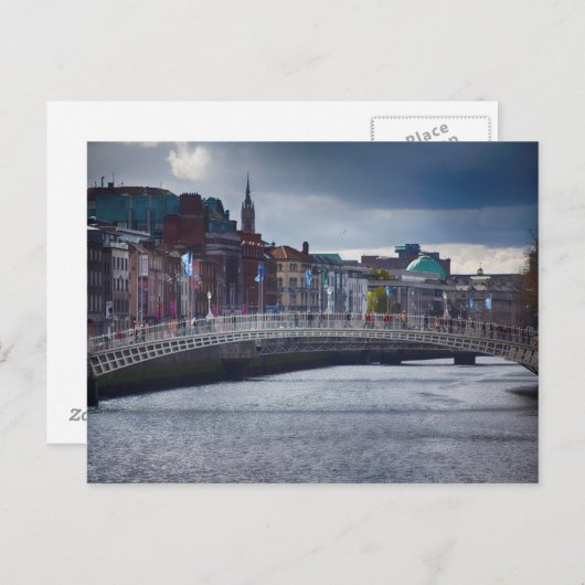 Carte postale Dublin (Devant / Derrière)