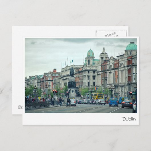 Carte Postale Dublin (Devant / Derrière)