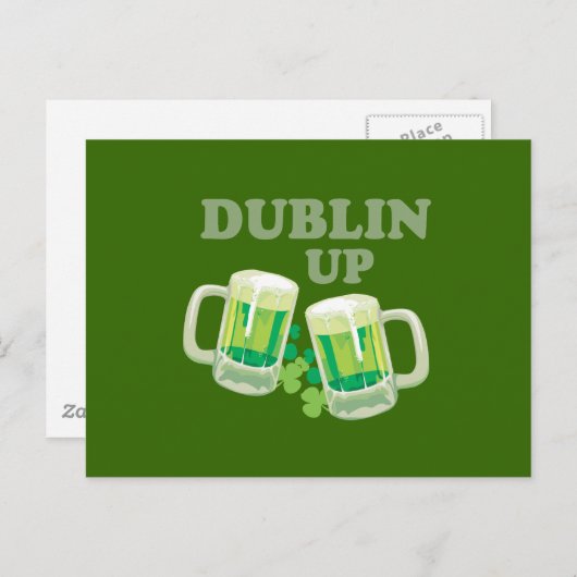 CARTE POSTALE DUBLIN (Devant / Derrière)