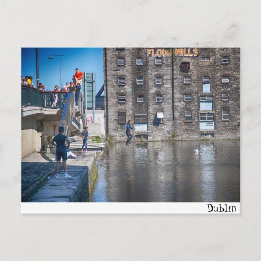 Carte Postale Dublin/canal grand (Devant)