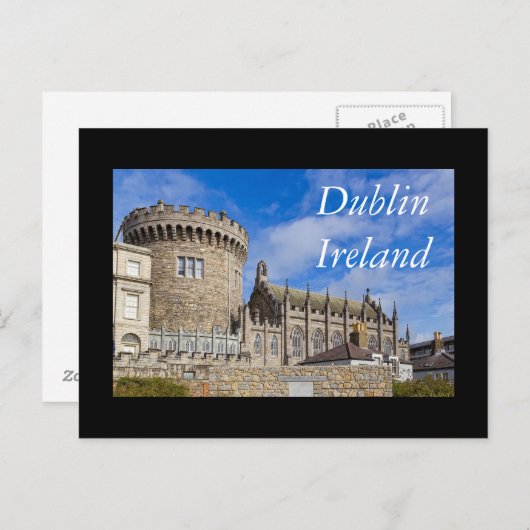 Carte Postale Dublin Castle, Irlande (Devant / Derrière)