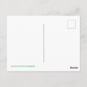 Carte postale Dublin City (Dos)