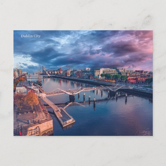 Carte postale Dublin City (Devant)