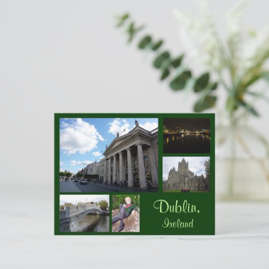 Carte Postale Dublin Collage (Debout devant)