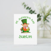 Carte Postale ~ Dublin du jour de St Patrick (Debout devant)