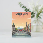 Carte Postale Dublin Ireland Travel (Debout devant)