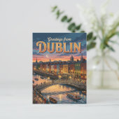 Carte Postale Dublin Irlande (Debout devant)