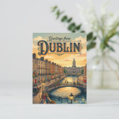 Carte Postale Dublin Irlande (Debout devant)