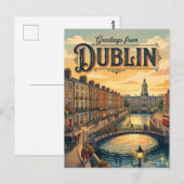 Carte Postale Dublin Irlande (Devant / Derrière)