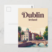 Carte Postale Dublin Irlande (Devant / Derrière)
