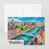 Carte Postale Dublin Irlande (Devant / Derrière)