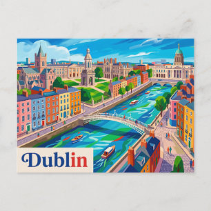 Carte Postale Dublin Irlande