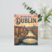Carte Postale Dublin Irlande (Debout devant)