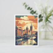 Carte Postale Dublin Irlande Art Travel Place, illustration (Debout devant)