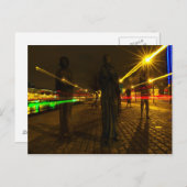 Carte Postale Dublin la nuit (Devant / Derrière)