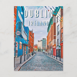 Carte Postale Dublin, la ville des traditions irlandaises