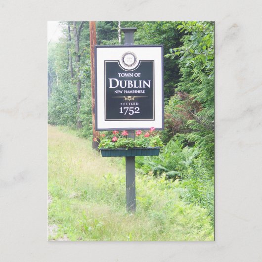 Carte postale Dublin, New Hampshire (Devant)