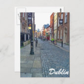 Carte Postale Dublin Street (Devant / Derrière)