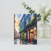 Carte Postale Dublin watercolor (Debout devant)