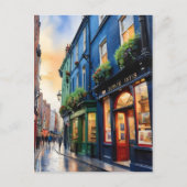 Carte Postale Dublin watercolor (Devant)