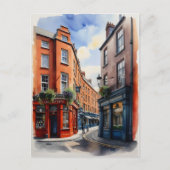 Carte Postale Dublin watercolor (Devant)