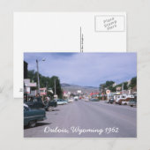 Carte postale Dubois Wyoming 1962 (Devant / Derrière)