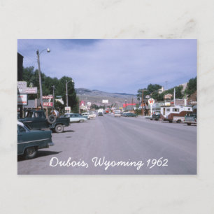Carte postale Dubois Wyoming 1962