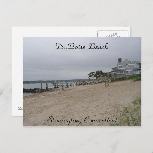 Carte Postale DuBoise Beach, Ct (Devant / Derrière)