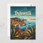 Carte Postale Dubrovnik Croatie (Devant / Derrière)