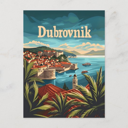 Carte Postale Dubrovnik Croatie (Devant)