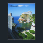 Carte postale Dubrovnik Croatie<br><div class="desc">Fort Lovrijenac à Dubrovnik,  Croatie</div>
