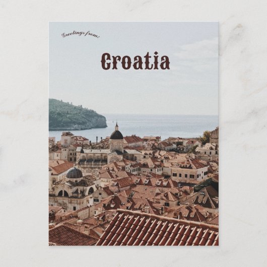 Carte Postale Dubrovnik Croatie (Devant)