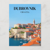 Carte Postale Dubrovnik, Croatie Voyage Vintage (Devant)