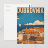 Carte Postale Dubrovnik vintage (Devant / Derrière)