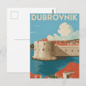 Carte Postale Dubrovnik vintage (Devant / Derrière)