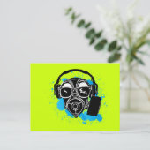 Carte Postale Dubstep Gasmask (Debout devant)