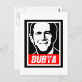 CARTE POSTALE DUBYA (Devant / Derrière)