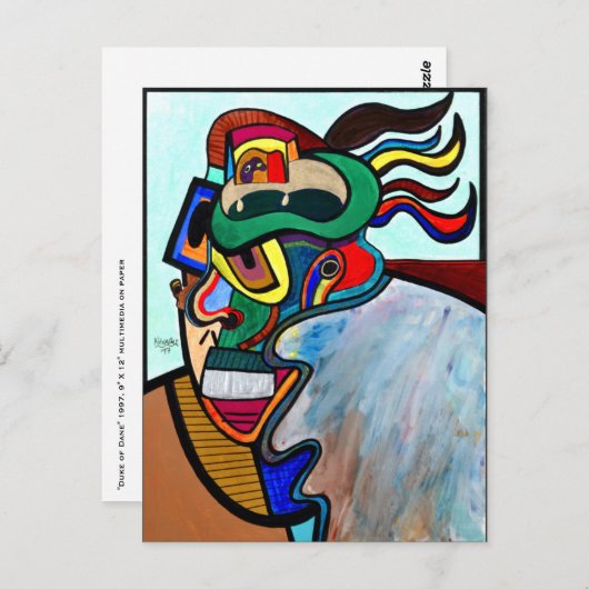 Carte Postale "Duc de Dane" par Ruchell Alexander (Devant / Derrière)