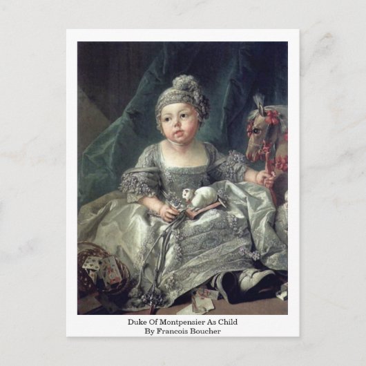 Carte Postale Duc De Montpensier Enfant Par François Boucher (Devant)