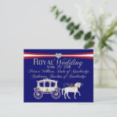 Carte Postale Duc et duchesse royale Mariage de Cambridge Postca (Debout devant)