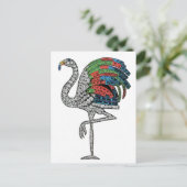 Carte Postale Duchesse de Windsor Flamant rose Brooch (Debout devant)