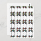 Carte Postale Duchesse de Windsor Flamant rose Brooch (Devant / Derrière)