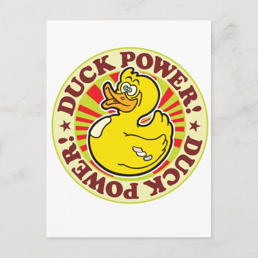 Carte Postale Duck Power ! (Devant)